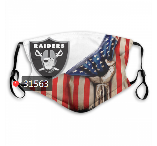 NFL 2020 Oakland Raiders #23 Dust mask with filter